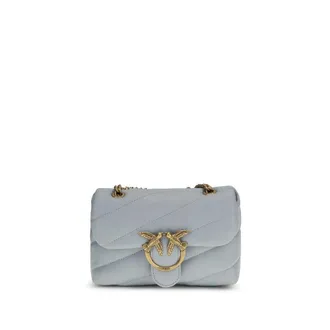 Pinko Pinko, Dames, Tassen, Blauw, Maat: ONE Size Leer