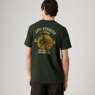Levi's Classic Graphic Tee - Mens - L - Green