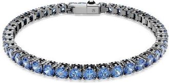 Swarovski Matrix Tennis Bracelet in Blue at Nordstrom, Size Medium