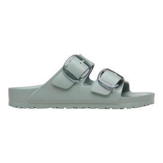 Birkenstock Sliders, female, Green, Size: 10 US Arizona Big Buckle