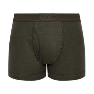 Tom Ford Ondergoed, Heren, Groen, XS, Katoen, Katoenen Boxer Briefs