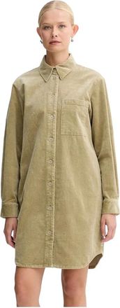 Marc O'Polo Dames, Jurken, Groen, Maat: XS Corduroy