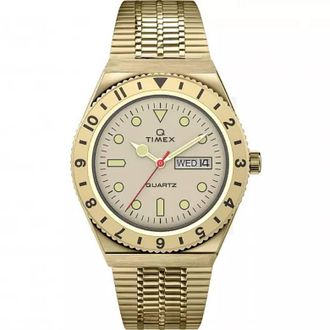 Timex Q Timex Quartz Champagne Dial Mens Watch TW2V18700