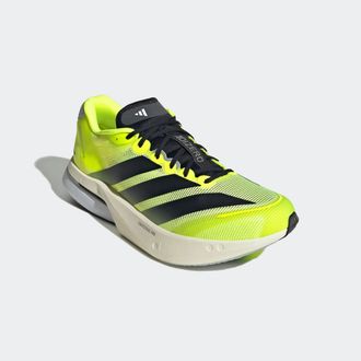 adidas Laufschuh ADIDAS PERFORMANCE ADIZERO BOSTON 13, Herren, Gr. 42,5, gr&uuml;n (lucid lemon, core schwarz, halo silber), Textil, Schuhe Laufschuh