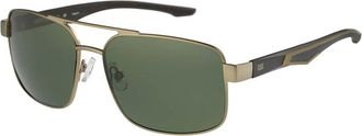 CAT CTS 8024 Polarized 014P Mens Sunglasses Gold Size 59