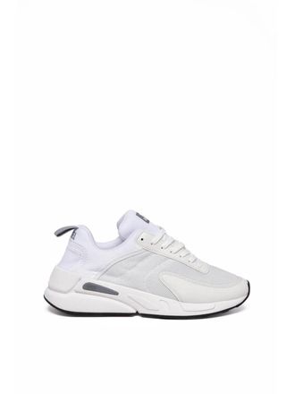 Diesel White Polyester Breathable Sneakers