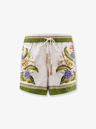 Farm Rio Tropical Scarf linen and viscose shorts - FARM RIO - gender_Woman