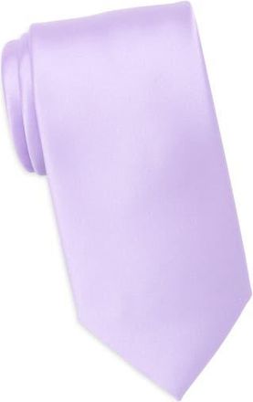Nordstrom Rack Solid Satin Tie in Lilac at Nordstrom Rack