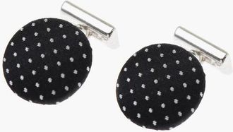 Corneliani Dotted Silk Lapel Brooch size Unica