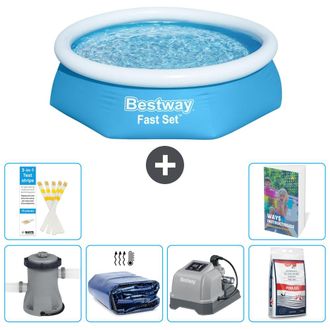 Bestway Piscina Bestway Fast Set Redonda - 244x61 Cm - 7-piezas S329