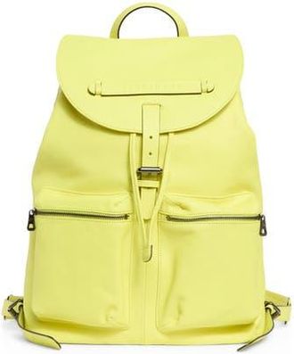 Longchamp 3D Leather Backpack in Neon at Nordstrom Rack