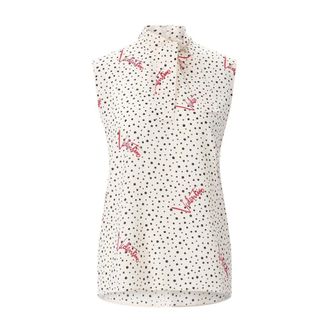 Valentino Dames, Blouses & Shirts, Wit, Maat: 4XS Zijde