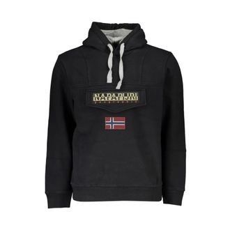 Napapijri Hombre, Sudaderas, Negro, Talla: S