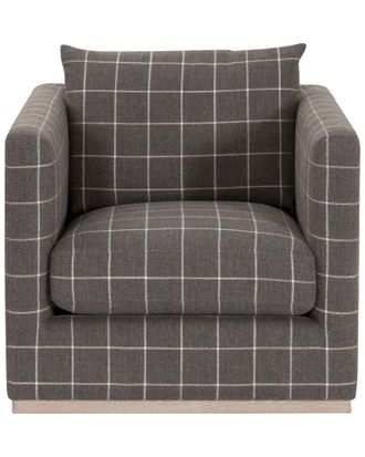 Essentials For Living Siena Plinth Base Swivel Club Chair