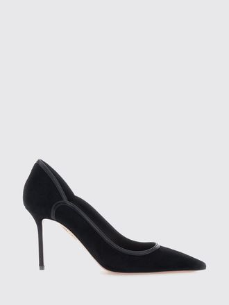 Aquazzura D&eacute;collet&eacute; Plush in pelle scamosciata con tacco alto a spillo