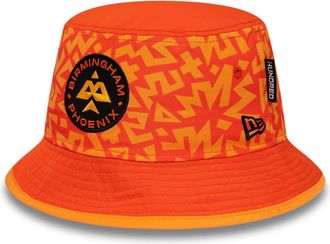 New Era The Hundred AOP Bucket Hat (UK, Alpha, L, Birmingham Phoenix - Orange)