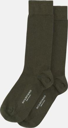 Scarosso Colocott Socks in Khaki - Cotton at Nordstrom, Size One Size Eu