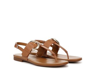Naturalizer Taylor Slingbacks Womens Sandals Saddle Tan Leather : 10.5 M (B), Leather/Rubber
