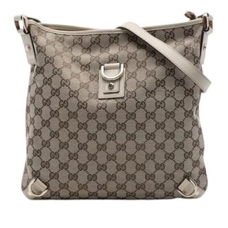 Gucci Pre-owned Abbey Crossbody Bag - Dames - Pre-owned - Bruin - Maat: ONE Size Leer