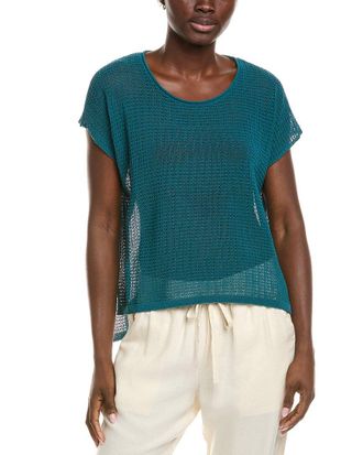 Eileen Fisher Jewel Neck Sweater
