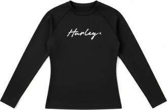 Hurley Rash L/S Tee Lycra f&uuml;r Damen | schwarz