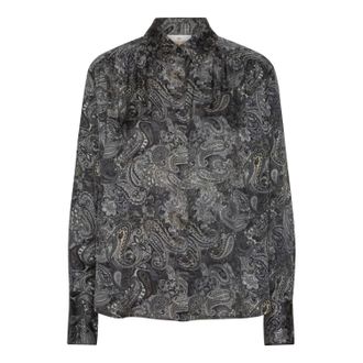 Karmamia Womens Augusta Shirt In Gaia Paisley