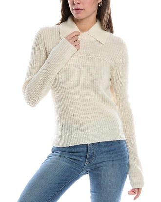 Rag & Bone Rag & Bone Madix Wool & Alpaca-Blend Polo Shirt