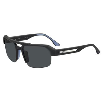 HUGO BOSS 1908/S 807/Ir Sunglasses - male - Boss - Sunglasses - Black - 64 MM - Accessories