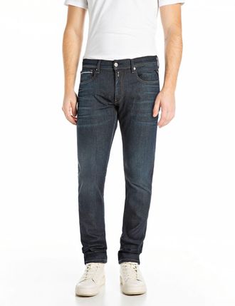 Replay Straight-Jeans REPLAY GROVER, Herren, Gr. 30, L&auml;nge 34, blau (dunkelblau 922), Denim/Jeans, Obermaterial: 99% Baumwolle, 1% Elasthan, straight fit lan