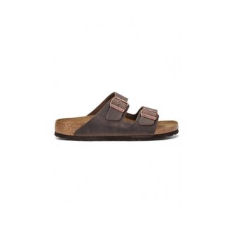 Birkenstock Sliders, male, Brown, Size: 11 US Arizona