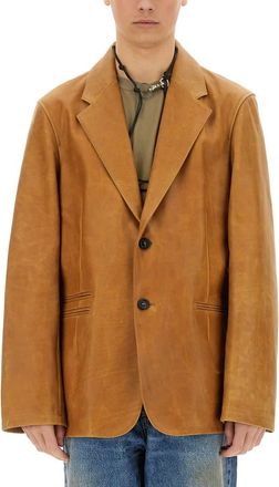 Our Legacy Leather Opening Blazer