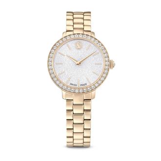 Swarovski Elegante Gouden Horloge voor Dagelijks Gebruik - Dames - Horloges - Geel - ONE Size - Accessoires