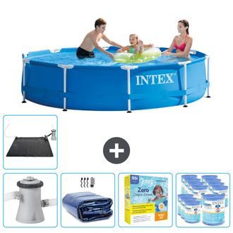 Intex Piscina Con Estructura Redonda - 305x76 Cm - 8-piezas Scb25