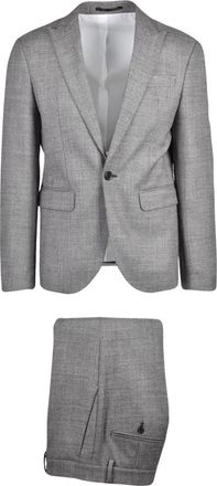 Dsquared2 Giacca Stondata Pak - Heren - Business pakken - Grijs - M - Wol - Kostuums