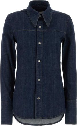 Ami Blue Denim Full Sleeves Shirt