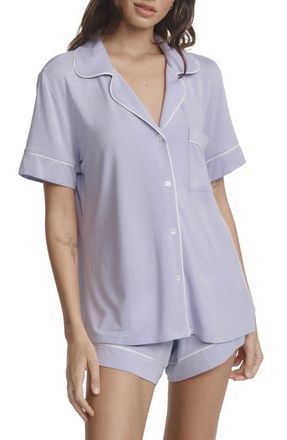 Eberjey Gisele Relaxed Short Pajamas in Lavender Dusk/ivory at Nordstrom, Size X-Large