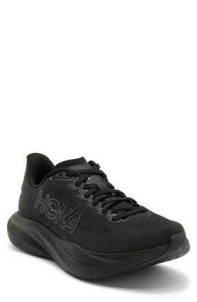 Hoka One One Mach 7 Running Shoe in Black /Black at Nordstrom, Size 10.5