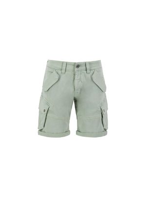 Alpha Industries Shorts ALPHA INDUSTRIES Combat Short, Herren, Gr. 29, Normalgr&ouml;ssen, gr&uuml;n (dusty gr&uuml;n), Obermaterial: 98% Baumwolle, 2% Elastan; Futter: 100% Baumwoll