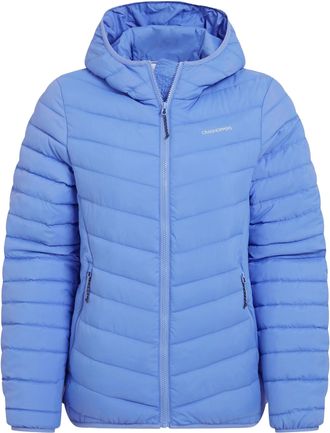 Craghoppers Womens/Ladies Compresslite IX Insulated Hooded Jacket (Vinca Blue) - Light Blue - Size 10 UK