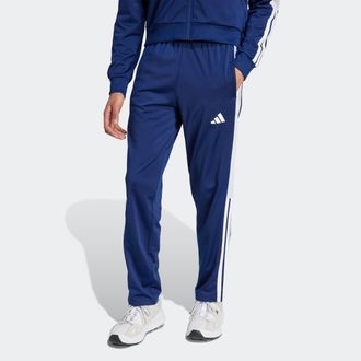 adidas Sporthose ADIDAS SPORTSWEAR M 3S TR CB SNP, Damen, Gr. XXL, N-Gr, weiss (dunkelblau, wei&szlig;), Obermaterial: 100% Polyester, Hosen Sporthose, sportlicher