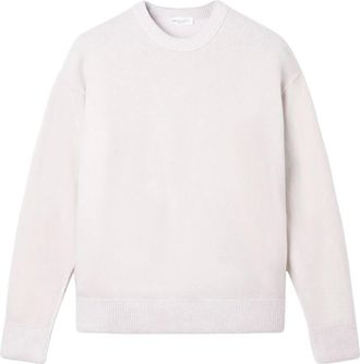 Roberto Collina Truien & Vesten, Heren, Beige, L, Wol, Oversize Cashmere Sweatshirt Vanise