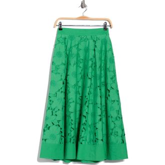 Diane Von F&uuml;rstenberg Marley Lace Maxi Skirt in Indian Green at Nordstrom Rack, Size Xx-Small