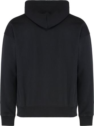Diesel Mens S-Rob-Hood-R1 Cotton Hoodie Black Jumpers Sweater