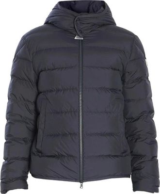 Moncler Jassen, Heren, Blauw, L, Polyester, Montbrocq Jas