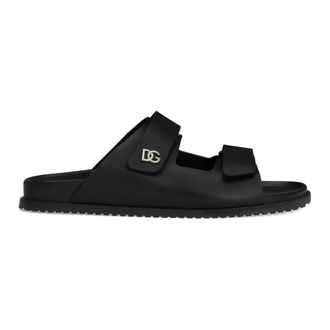 Dolce & Gabbana Sandalo - Heren - Sandalen - Zwart - 40 EU - Su&egrave;de - Schoenen