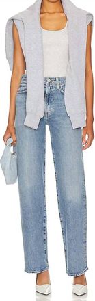 A Gold E Harper Midrise Relax Straight Jean In Flash