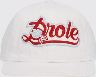 Dr&ocirc;le de Monsieur Cappello Dr&ocirc;le De Monsieur in twill di cotone con logo ricamato