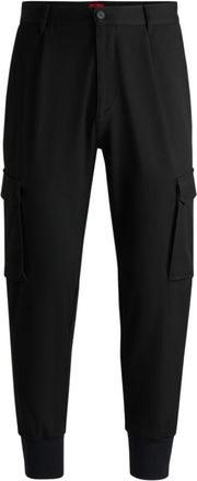HUGO BOSS Slim-fit trousers in stretch gabardine
