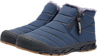 Generic Plush Warm Cotton Shoes Wear and Anti Boots Five Finger Cotton Shoes Outdoor Sports Shoes Mens and Womens Hiking Shoes Sneaker Shoe Laces for Men (Blu