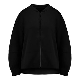 Bomboogie Felpa con zip in tessuto scuba - - Sweatshirts & Hoodies - Donna - Nero - S